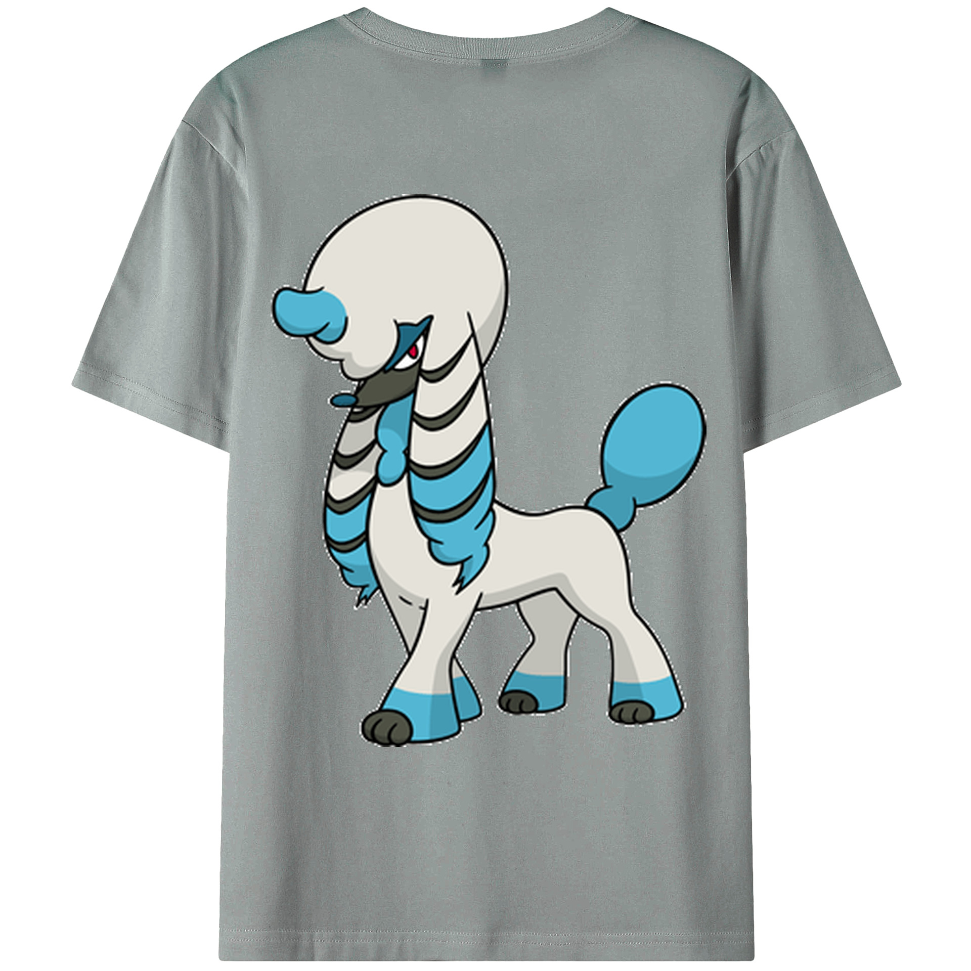 （画像用） ポケットモンスター Pokémon 綿100％ メンズ半袖Tシャツ（バックプリント） 通気性